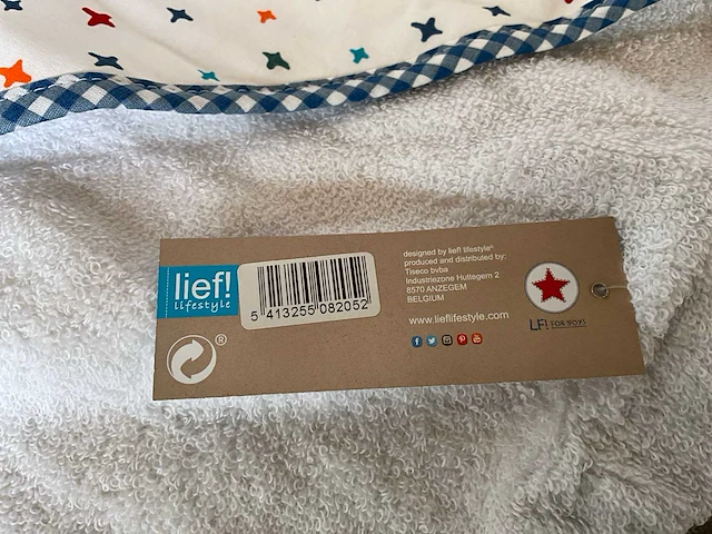 Lief! badcape jongens (15x) - afbeelding 4 van  6
