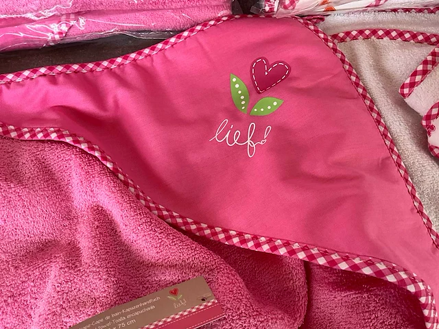 Lief! badcape meisjes (13x) - afbeelding 2 van  6