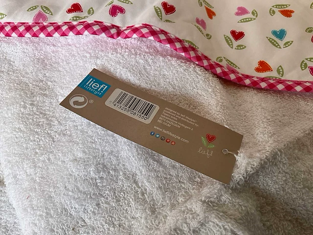 Lief! badcape meisjes (13x) - afbeelding 6 van  6