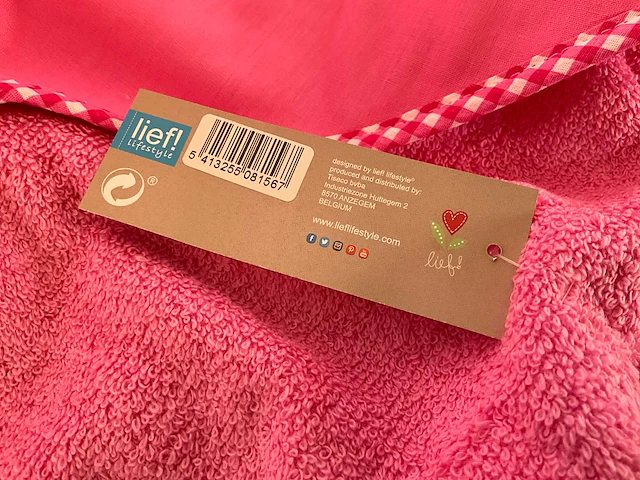Lief! badcape meisjes (13x) - afbeelding 4 van  7