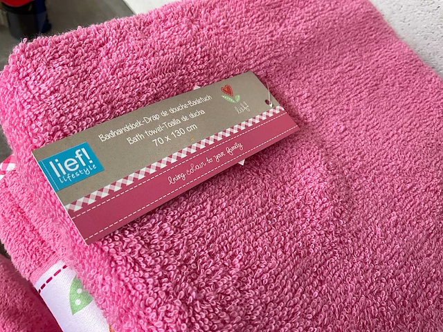 Lief! badhanddoek jongens/meisjes (27x) - afbeelding 8 van  9