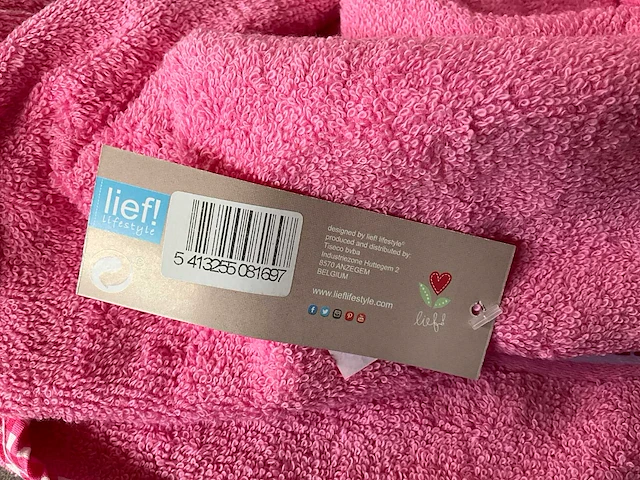 Lief! badhanddoek jongens/meisjes (27x) - afbeelding 9 van  9