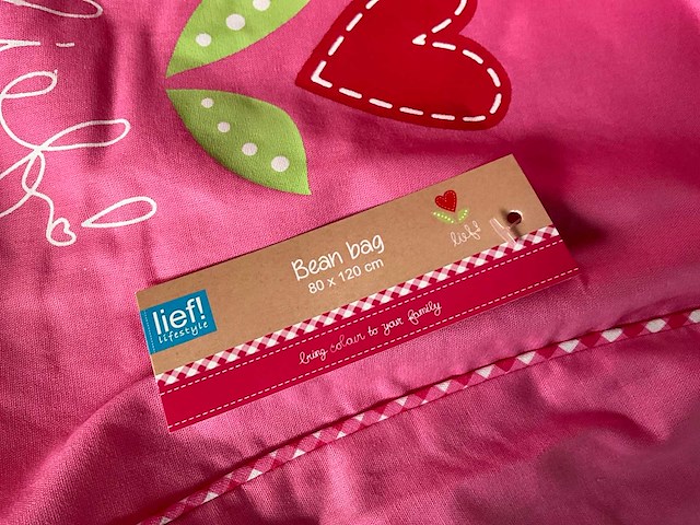 Lief! beanbag meisjes zonder vulling (21x) - afbeelding 2 van  5