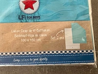 Lief! laken jongens set van 2 stuks diverse maten (20x) - afbeelding 5 van  10