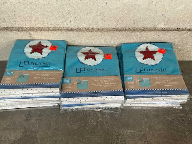 Lief! omkeerbare dekbedovertrek set voor jongens (19x) - afbeelding 1 van  7