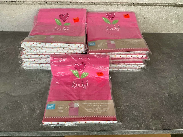 Lief! omkeerbare dekbedovertrek set voor meisjes (17x) - afbeelding 1 van  8