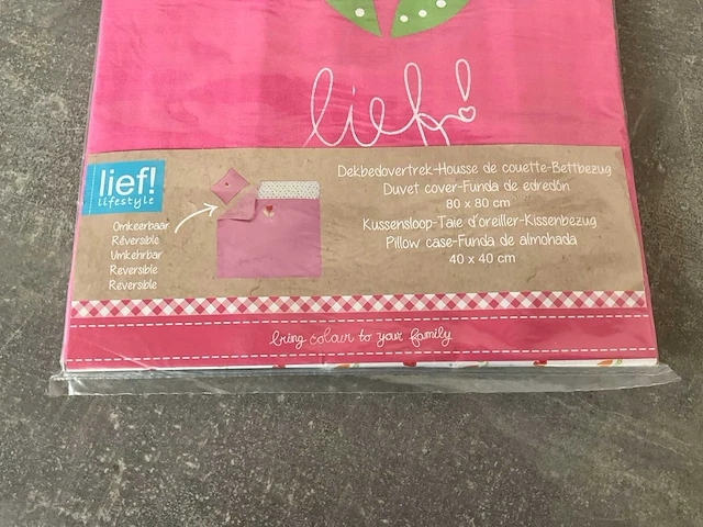 Lief! omkeerbare dekbedovertrek set voor meisjes (20x) - afbeelding 3 van  7