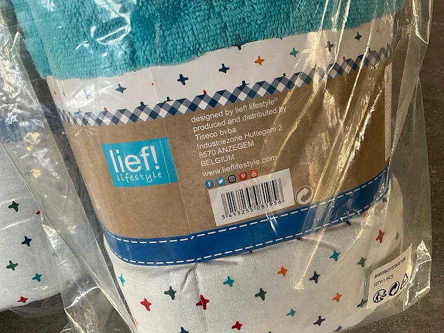 Lief! quilt deken jongens 100 x 150 cm (12x) - afbeelding 5 van  6