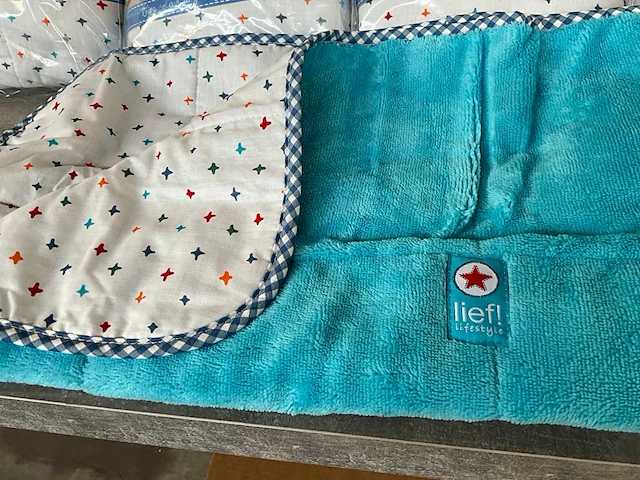 Lief! quilt deken jongens 75 x 100 cm (14x) - afbeelding 2 van  6
