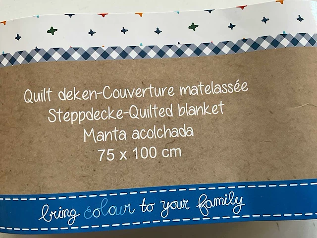 Lief! quilt deken jongens 75 x 100 cm (14x) - afbeelding 4 van  6