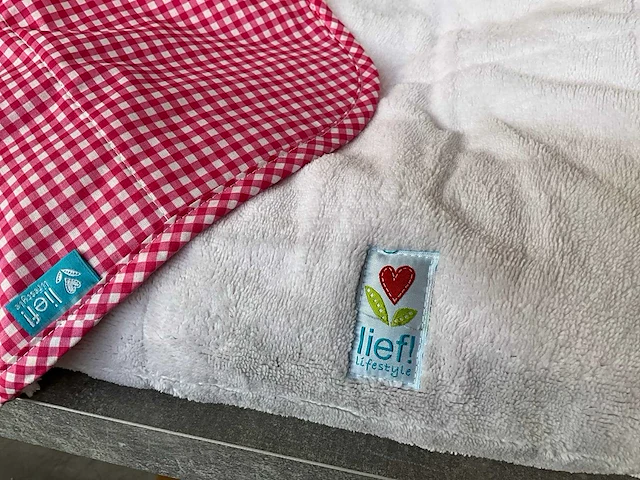 Lief! quilt deken meisjes 150 x 100 cm (14x) - afbeelding 4 van  6