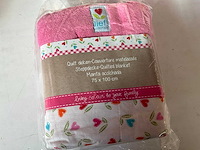 Lief! quilted deken meisjes verschillende designs (40x) - afbeelding 4 van  10