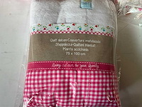 Lief! quilted deken meisjes verschillende designs (40x) - afbeelding 9 van  10