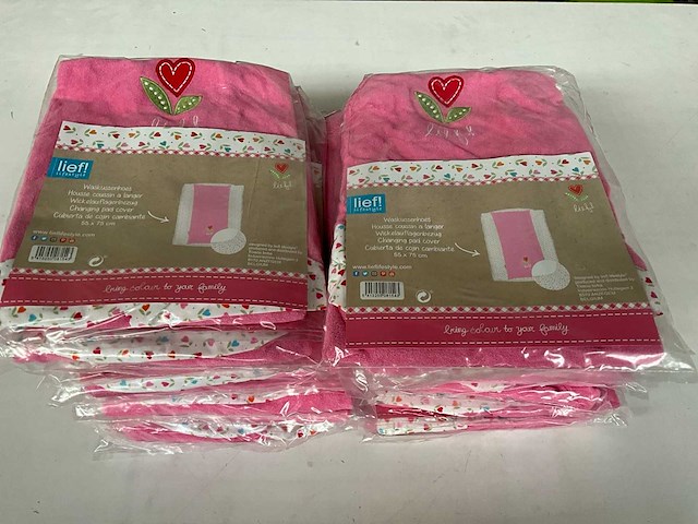 Lief! waskussenhoes meisjes (18x) - afbeelding 1 van  4