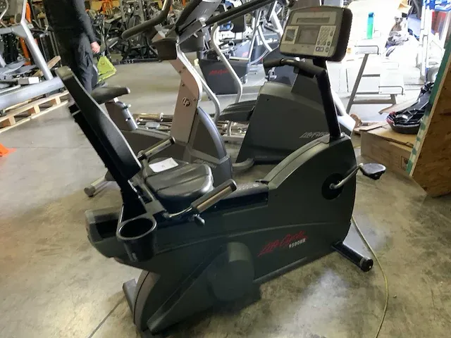 Life fitness 9500hr recumbent bike home trainer - afbeelding 4 van  4