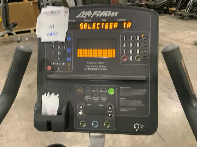 Life fitness 95ci integrity uprightbike home trainer - afbeelding 3 van  5