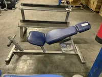 Life fitness buikspier bench krachtstation - afbeelding 1 van  4