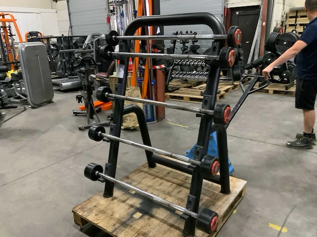 Life fitness hammer barbells met rek krachtstation - afbeelding 1 van  5
