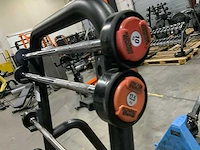 Life fitness hammer barbells met rek krachtstation - afbeelding 4 van  5