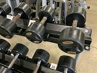 Life maxx dumbbell set 2 oplopend 12kg t/m 20kg krachtstation - afbeelding 3 van  7