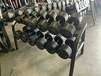 Life maxx dumbbells met rek set 16;42;44;46;48;50kg krachtstation - afbeelding 1 van  5