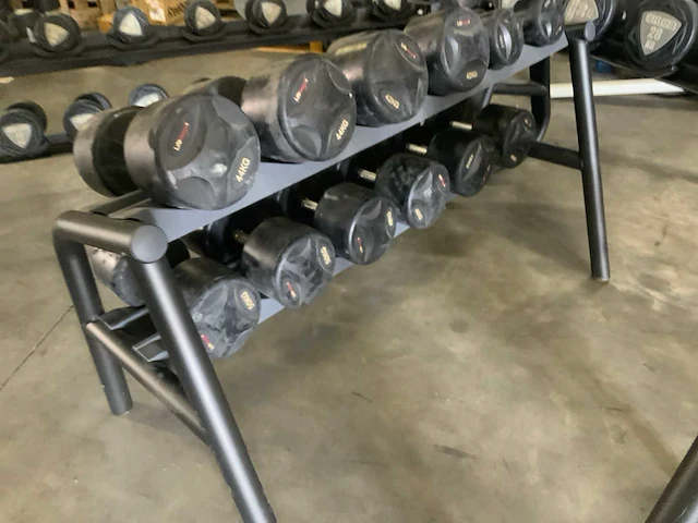 Life maxx dumbbells met rek set 16;42;44;46;48;50kg krachtstation - afbeelding 5 van  5