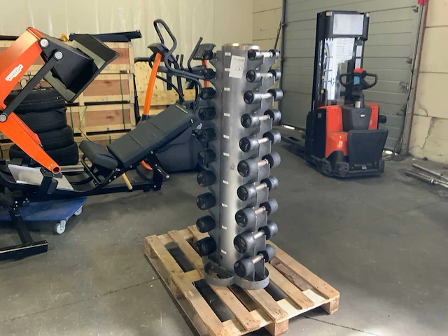 Life maxx dumbell toren 1kg t/m 10kg dumbells - afbeelding 1 van  7
