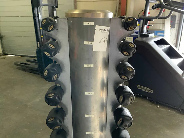 Life maxx dumbell toren 1kg t/m 10kg dumbells - afbeelding 4 van  7