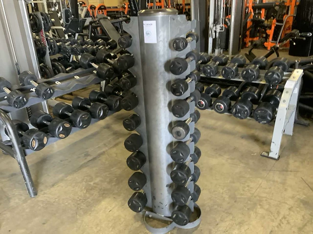 Life maxx dumbells 2 t/m 10kg incl toren krachtstation - afbeelding 1 van  4