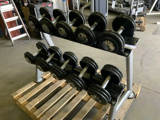 Life maxx dumbells met rek 12 t/m 20kg krachtstation - afbeelding 2 van  4