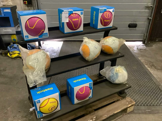 Life maxx medicine ball met rek krachtstation - afbeelding 2 van  8