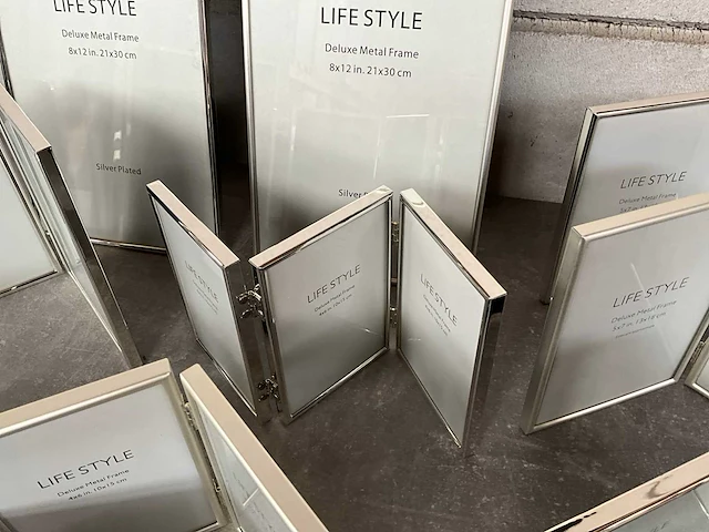 Life style diverse verzilverde fotolijsten (12x) - afbeelding 5 van  9