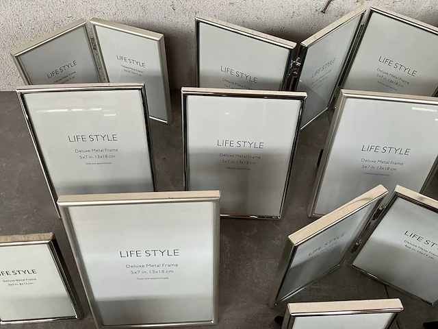 Life style diverse verzilverde fotolijsten (27x) - afbeelding 4 van  10