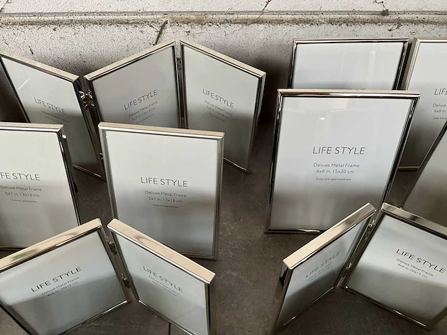 Life style diverse verzilverde fotolijsten (27x) - afbeelding 5 van  10