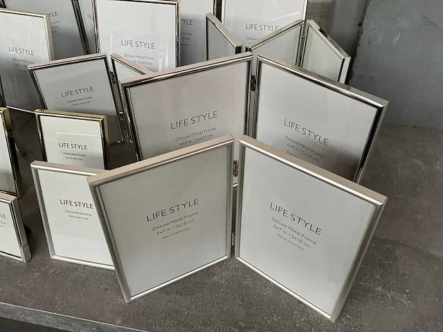 Life style diverse verzilverde fotolijsten (27x) - afbeelding 7 van  10