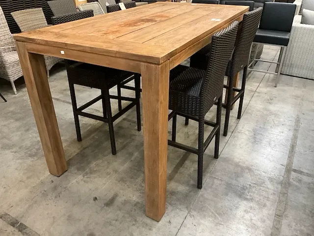 Life teak bartafel corona old teak 180 x 100cm - planken - afbeelding 1 van  4