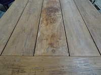 Life teak bartafel corona old teak 180cm brede planken - afbeelding 4 van  5