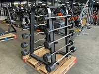 Lifemaxx 10x barbell met rek krachtstation - afbeelding 2 van  5