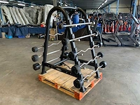 Lifemaxx barbells met rek 8x stuks krachtstation - afbeelding 2 van  7