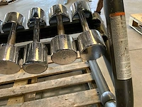 Lifemaxx chrome dumbells mix krachtstation - afbeelding 7 van  8