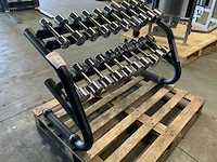 Lifemaxx chrome dumbells mix krachtstation - afbeelding 8 van  8