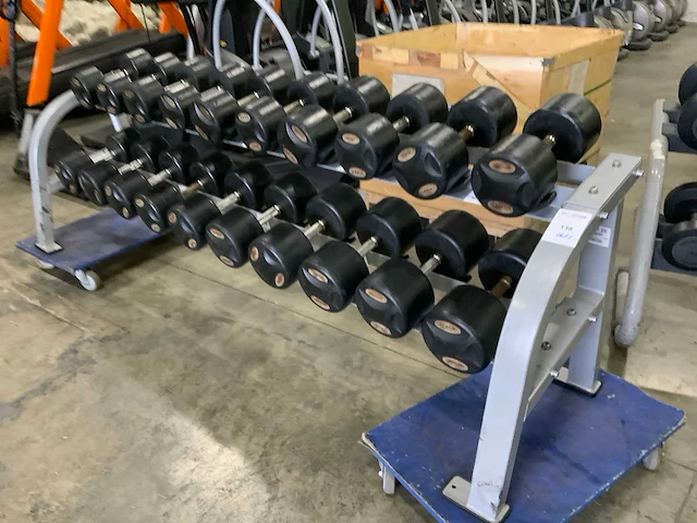 Lifemaxx dumbbell set 22kg t/m 40kg krachtstation - afbeelding 1 van  10