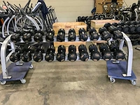 Lifemaxx dumbbell set 22kg t/m 40kg krachtstation - afbeelding 4 van  10