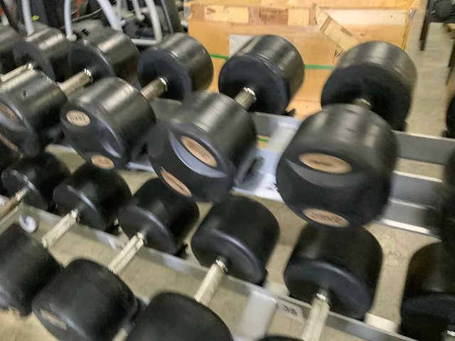 Lifemaxx dumbbell set 22kg t/m 40kg krachtstation - afbeelding 6 van  10
