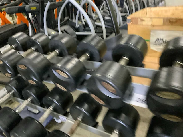Lifemaxx dumbbell set 22kg t/m 40kg krachtstation - afbeelding 7 van  10