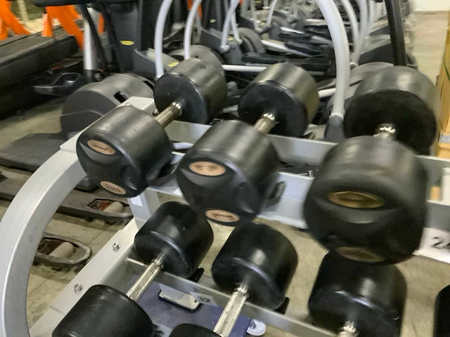 Lifemaxx dumbbell set 22kg t/m 40kg krachtstation - afbeelding 8 van  10
