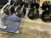 Lifemaxx dumbbell set 22kg t/m 40kg krachtstation - afbeelding 9 van  10