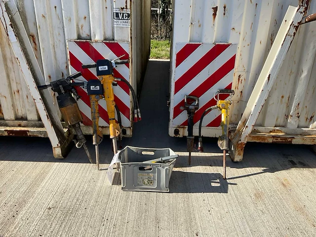 Lifton / atlas copco pneumatische breekhamer (5x) - afbeelding 1 van  9
