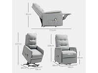 Liftstoel - relaxstoel met elektrische tilhulp - afbeelding 4 van  7