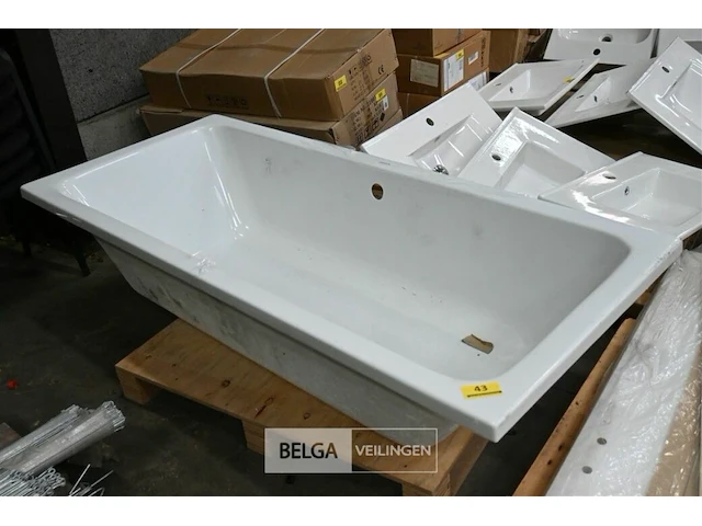 Ligbad duravit : l180xbxh42cm - afbeelding 1 van  1